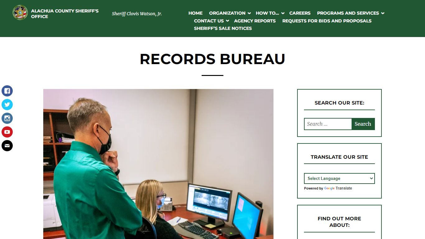 Records Bureau – ALACHUA COUNTY SHERIFF'S OFFICE